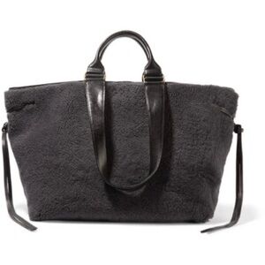 Isabel Marant Wardym Shearling Tote Bag
